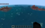 Mushroom fields are a rare biome that players can find exploring Minecraft's oceans. (Image via u/Matxir on Reddit)